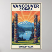 Vancouver, Kanada: Vintage Travel Poster der 60er (Vorne)