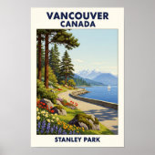 Vancouver, Kanada: Vintage Travel Poster der 60er  (Vorne)