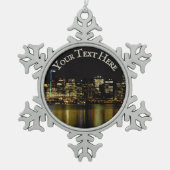 Vancouver Kanada Weihnachtsschmuck Personalisiert Schneeflocken Zinn-Ornament (Vorderseite)