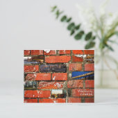 Vancouver Kanada: Ziegelmauer Postkarte (Stehend Vorderseite)