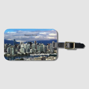 Vancouver, kanadische Skyline Gepäckanhänger