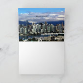 Vancouver, kanadische Skyline Karte (Innenseite)
