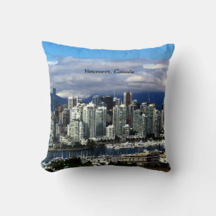 Vancouver, kanadische Skyline Kissen