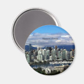 Vancouver, kanadische Skyline Magnet (Vorderseite/Rückseite)