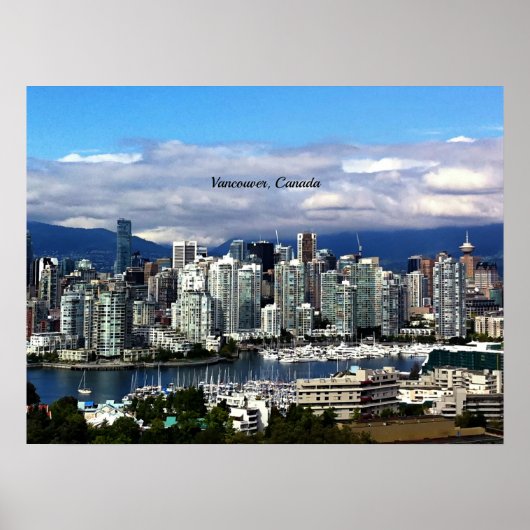 Vancouver, kanadische Skyline Poster (Vorne)