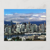 Vancouver, kanadische Skyline Postkarte (Rückseite)