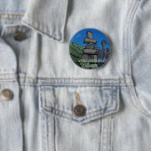 Vancouver knöpft Andenken-Knöpfe Inukshuk Kunst Button (Beispiel)