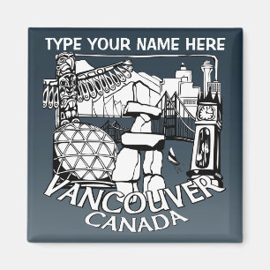 Vancouver Kühlschrankmagnete Personalisiert Souven Magnet