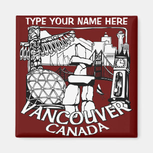 Vancouver Kühlschrankmagnete Personalisiert Souven Magnet