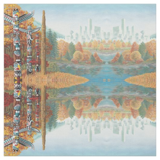 Vancouver Kunst, Dichtung und Musik Stoff (Muster)