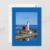 Vancouver Lighthouse, etikettiert Postkarte (Vorne/Hinten)