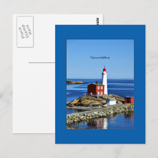 Vancouver Lighthouse, etikettiert Postkarte (Vorne/Hinten)