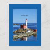 Vancouver Lighthouse, etikettiert Postkarte (Vorderseite)