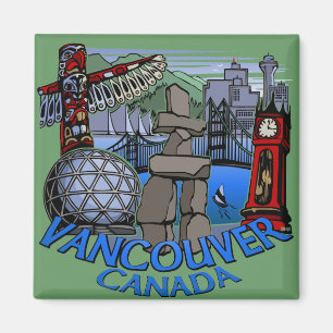 Vancouver Magnet Souvenir Magnet Buttons & Geschen