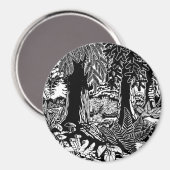 Vancouver Magnet Stanley Park Forest Kühlschrankma (Vorderseite/Rückseite)