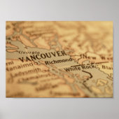 Vancouver Map Poster (Vorne)