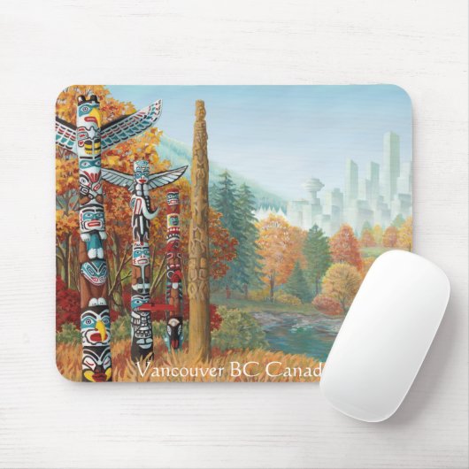 Vancouver Mousepad Souvenir Vancouver Kanada Gesch (Mit Mouse)