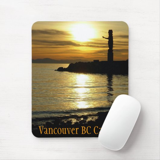 Vancouver Mousepad Souvenir Vancouver Sunset Gesch (Mit Mouse)