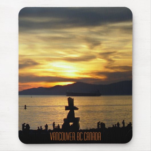 Vancouver Mousepad Souvenir Vancouver Sunset Gesch (Vorne)