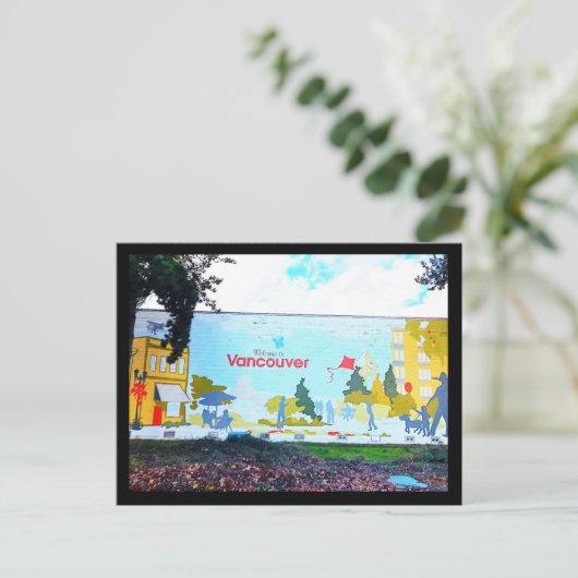 Vancouver Mural Postkarte (Stehend Vorderseite)