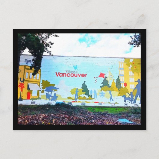 Vancouver Mural Postkarte (Vorderseite)