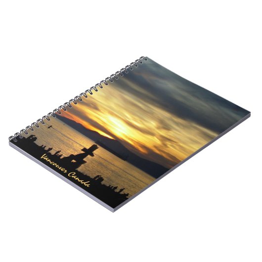 Vancouver Notebook Seascape Souvenir Journal Notizblock (Linke Seite)