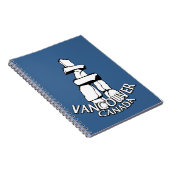 Vancouver Notebook-Sehenswürdigkeit Souvenir Journ Notizblock (Rechte Seite)