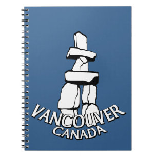 Vancouver Notebook-Sehenswürdigkeit Souvenir Journ Notizblock