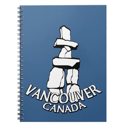 Vancouver Notebook-Sehenswürdigkeit Souvenir Journ Notizblock (Vorderseite)