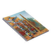Vancouver Notebook Totem Pole Art Journal & Books Notizblock (Rechte Seite)