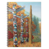 Vancouver Notebook Totem Pole Art Journal & Books Notizblock (Vorderseite)