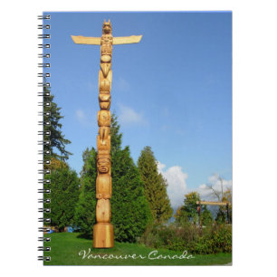Vancouver Notebook Totem Pole Souvenir Journal Notizblock