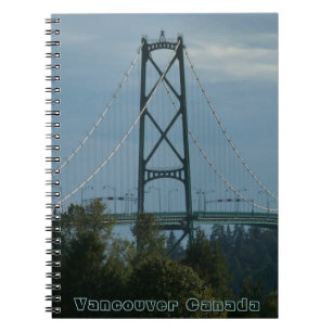 Vancouver Notebook Vancouver Cityscape Souvenir Notizblock
