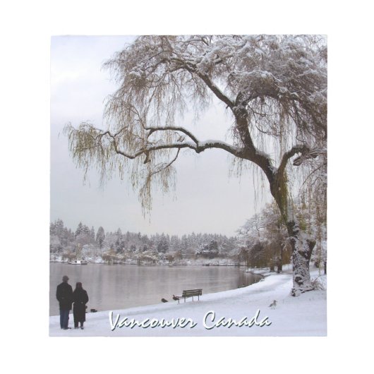 Vancouver Notepad Personalisiert Vancouver Souveni Notizblock (Vorderseite)