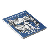 Vancouver Notepad Personalisiert Vancouver Souveni Notizblock (angewinkelt)