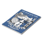 Vancouver Notepad Personalisiert Vancouver Souveni Notizblock (Rotiert)