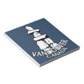 Vancouver Notepad Vancouver Sehenswürdigkeiten Sou Notizblock (angewinkelt)