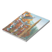 Vancouver Notepad Vancouver Totem Polen Souvenir Notizblock (Rotiert)