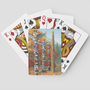 Vancouver Playing Cards Totem Poles Karten Spielkarten