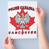 Vancouver Polnisch kanadisches Leaf Flyer (Hand)