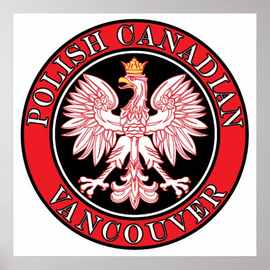 Vancouver Polnischer Adler Poster (Vorne)