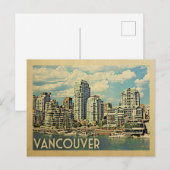 Vancouver Postcard Canada Vintage Travel Postkarte (Vorne/Hinten)