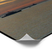 Vancouver Poster BC Sunset Seascape Print (Ecke)