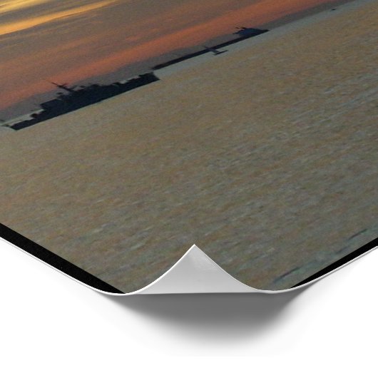 Vancouver Poster BC Sunset Seascape Print (Ecke)