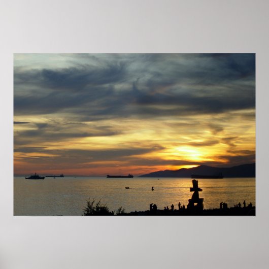 Vancouver Poster English Bay Vancouver Print (Vorne)