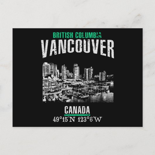 Vancouver Postkarte (Vorderseite)