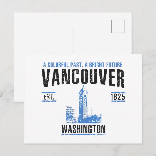 Vancouver Postkarte (Vorne/Hinten)