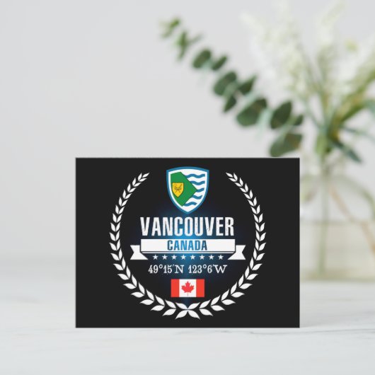 Vancouver Postkarte (Stehend Vorderseite)