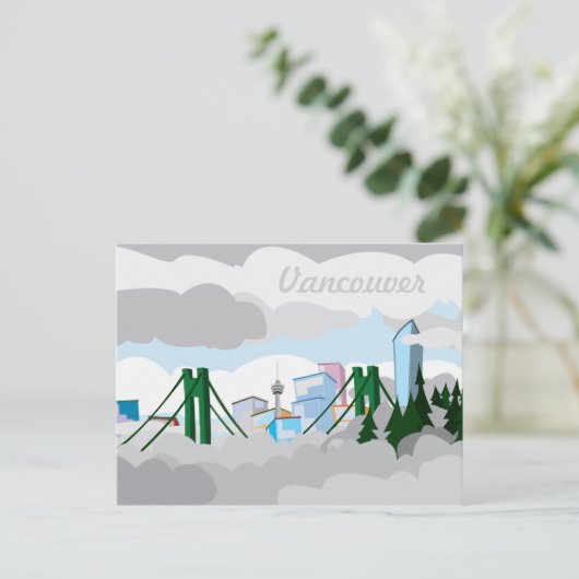 Vancouver Postkarte (Stehend Vorderseite)