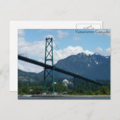 Vancouver Postkarten Libelle Gate Personalisierte (Vorne/Hinten)